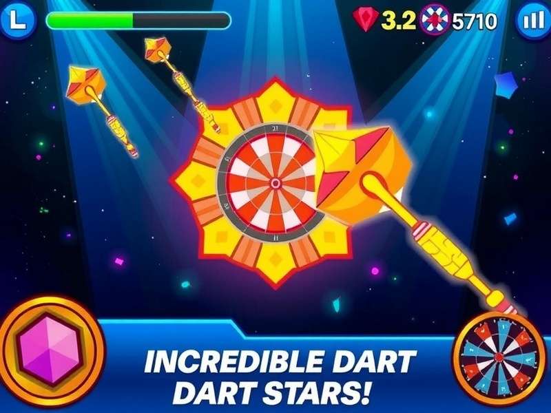 Incredible Dart Star Gameplay Screenshot